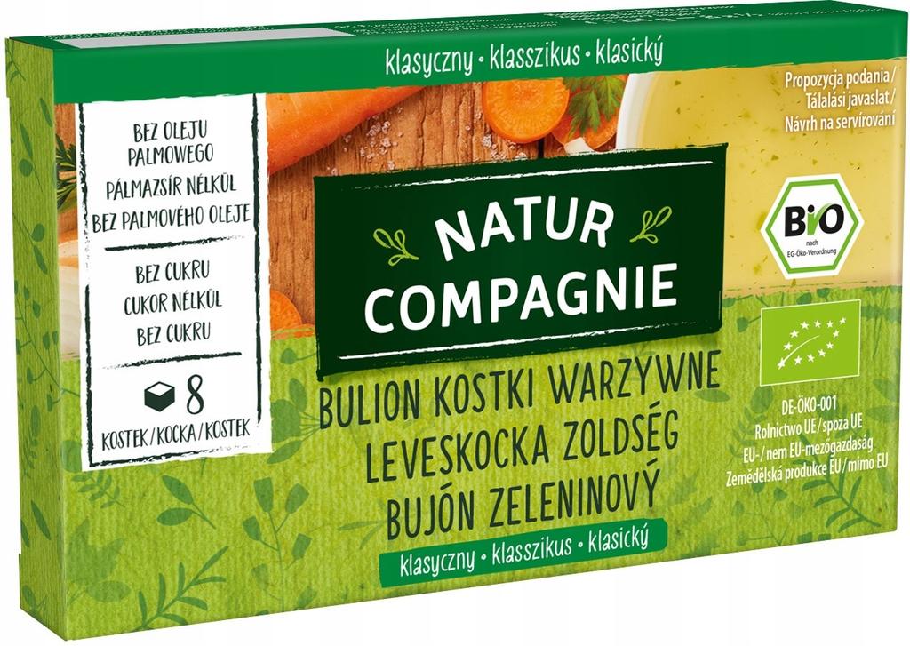 Bouillon - Vegetable Cubes Without Added Sugars Organic (8 X 10.5 G) 84 G - Natur C