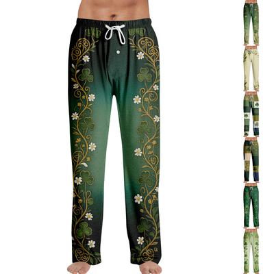 Men's St. Patrick's Day Print Home Sleep Pants