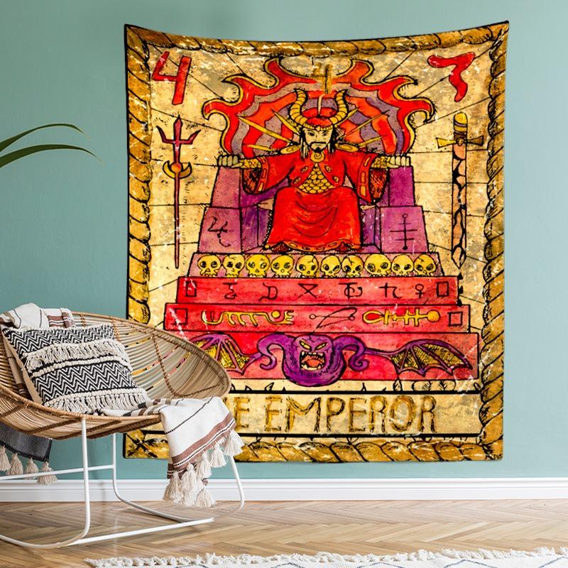 Retro Mural Pattern Tapestry Home Wall Decoration Tapestry Office Living Room Tapestry
