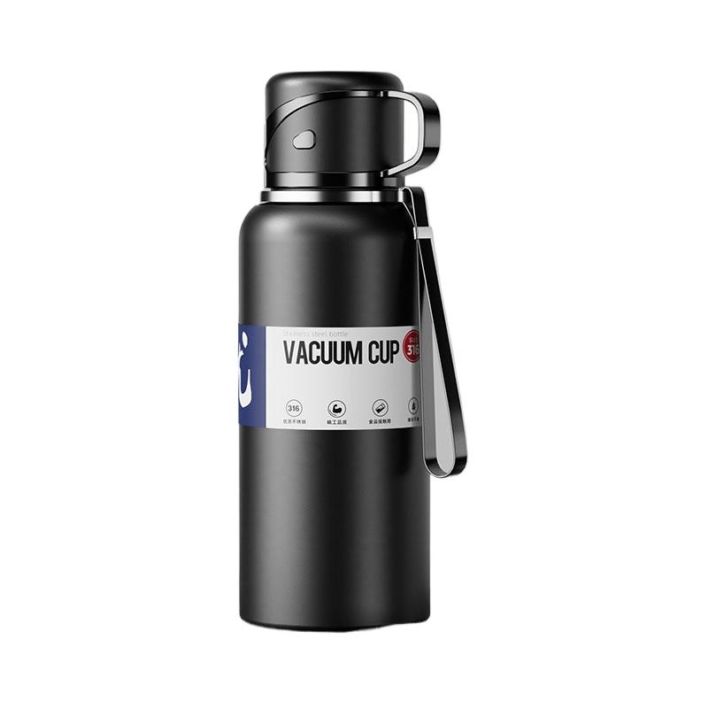 2L Large Capacity Stainless Steel Vacuum Flasks Hot Cold Drink Insulated Water Bottles Outdoor Portable Tea Separation Thermoses