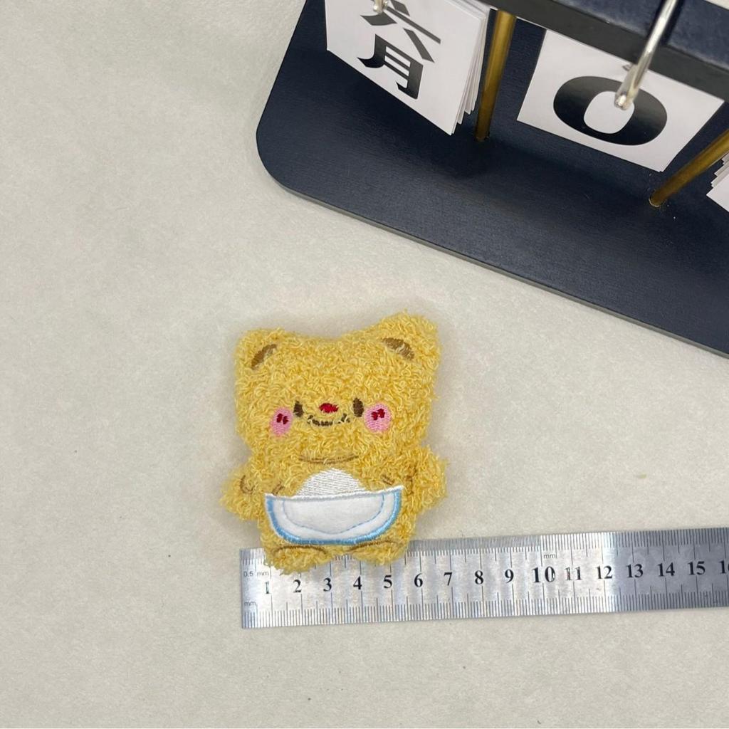 Cartoon Plush Bear Brooch - DIY Handmade Material for Children's Accessories (Hats, Socks, Bags)