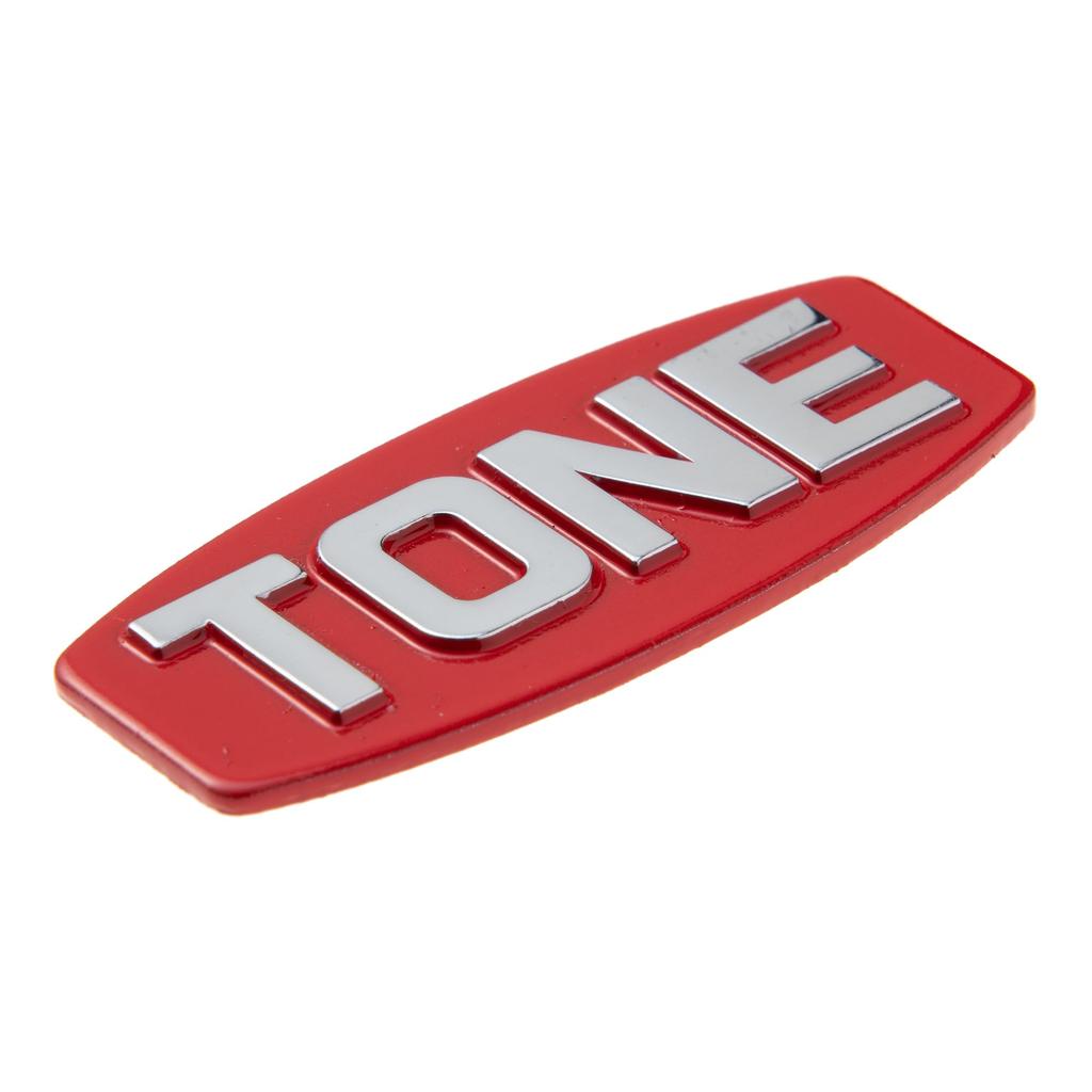 TONE G-049 Aluminum Emblem Red