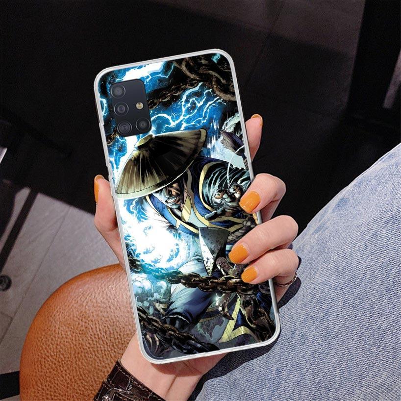 Mortal Kombat Phone Case For Samsung Galaxy A52 A32 A22 A12 A51 A31 A50S A30S A20S A10S Note 20 Ultra 10 Plus S10 A72 A71 Galaxy