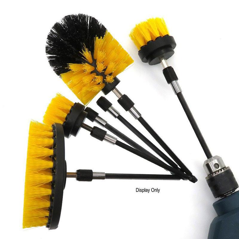 Electric Cleaning Brush Drill Brush Head Set Floor Cleaning Brush Disc Brush Dust Removal Polishing Multifunctional Cleaning Set