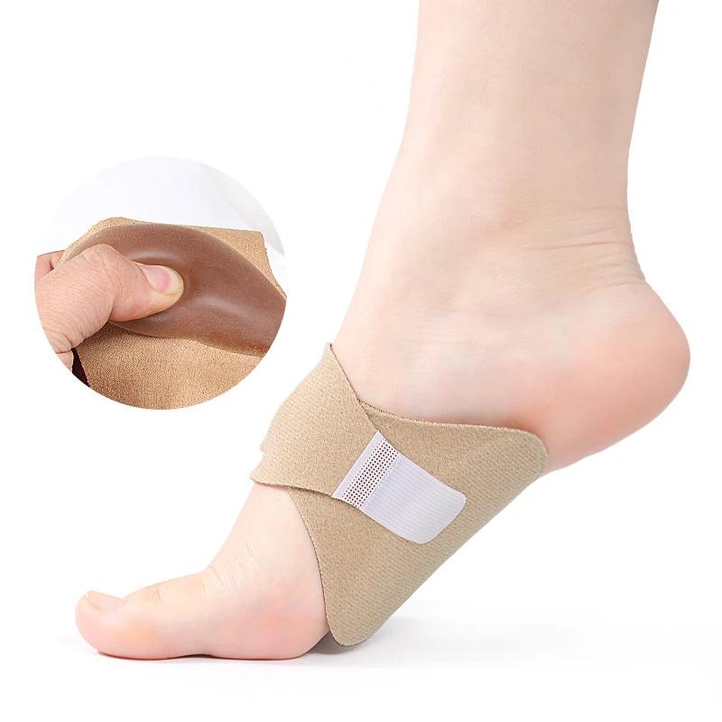 O-type Foot Corrector Arch Support Sleeves Insoles Pads No Slip Shoes Silicone Orthopedic Insoles Foot Care Tools