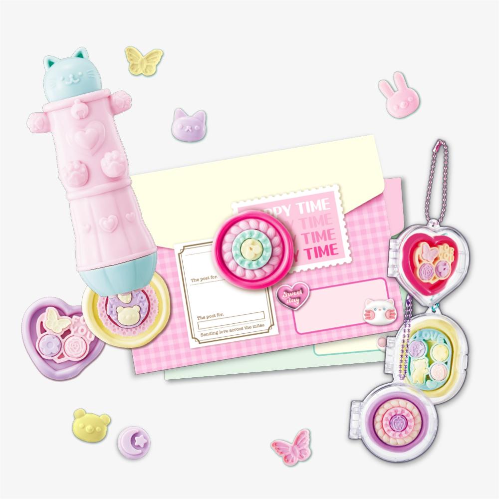 [young toys] Youngtoys Secret Art Sealing Wax Scoop Market: Stationery Shop Owner Challenge Playset