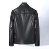 Futing Men's Premium Oil Wax Cowhide Genuine Leather Jacket