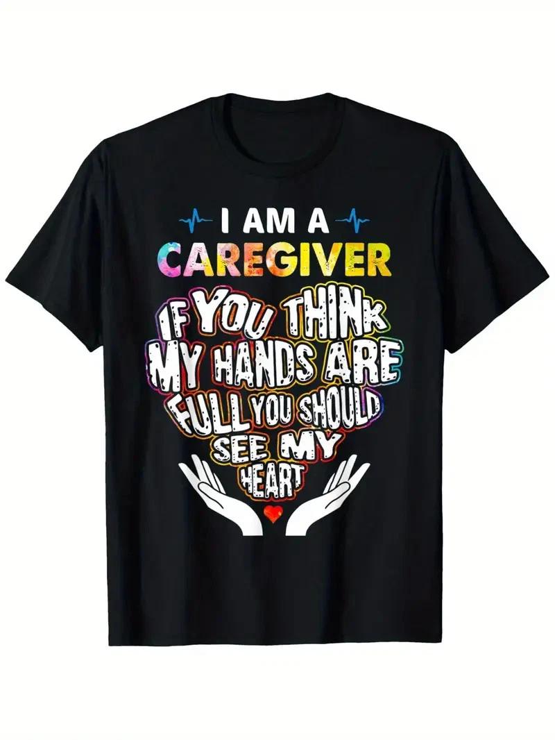 Caregiver Humor Men s T-Shirt -  I m a Caregiver If You for THINK My Hands Are F XXXL