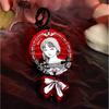Junji Ito Comic Peripherals Tomie Acrylic Pendant with Bow Japanese Horror Acg Decoration Tomie Figure Acrylic Keychain Toy Gift