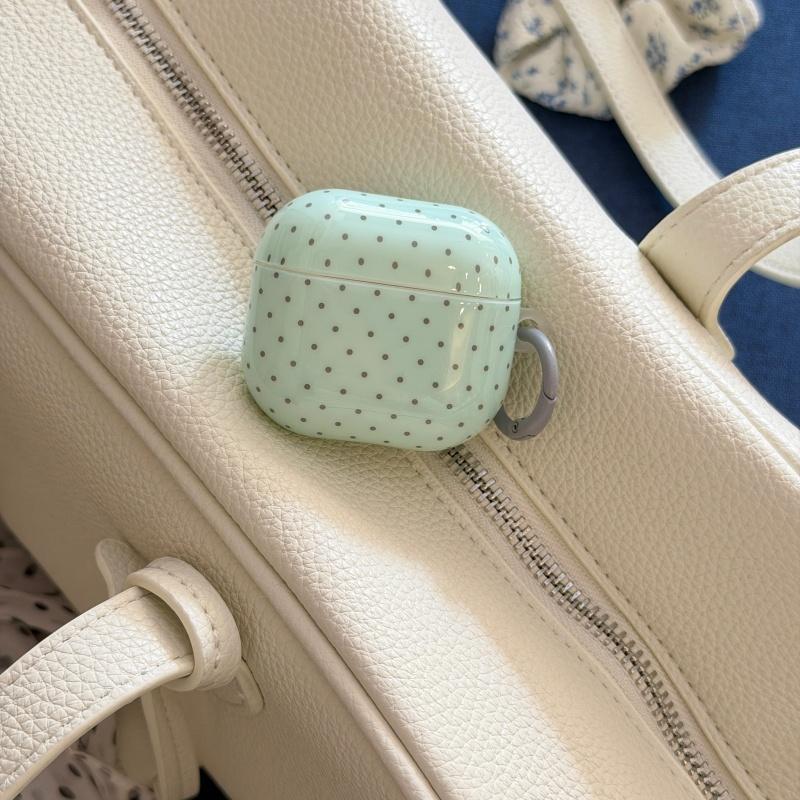 Fashionable Small Fresh Two- Dots Print Earphone Case For Airpods 1, 2, 3, 4, Pro, Pro2, Pro3