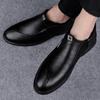 Fashion Genuine Leather Male Comfortable Motorcycle Boots High Quality Men High Top Casual Shoes 2024 New Men Winter Plush Snow Boots