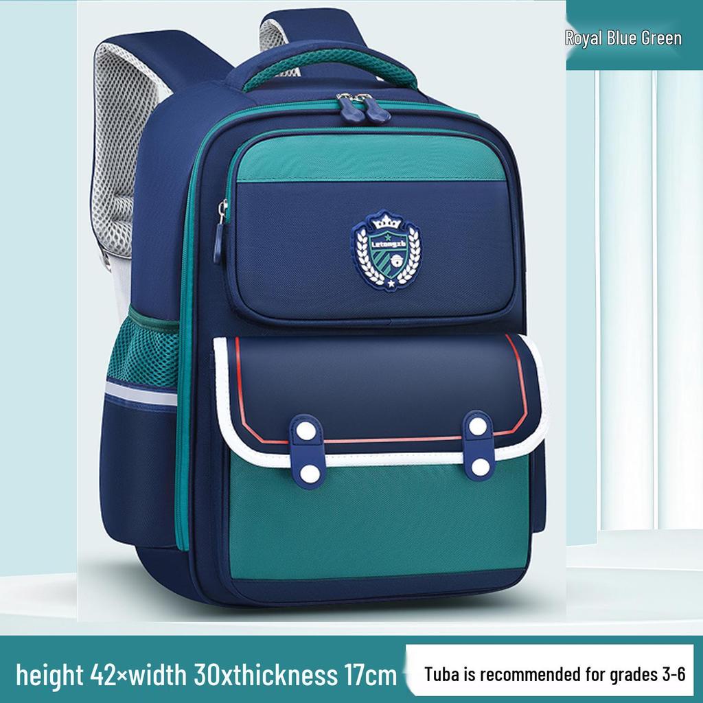 Leichter, wasserdichter Grundschulrucksack im britischen Stil für Jungen & Mädchen (Klassen 1-6)