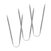3 szt. Okrągłe druty do robienia na drutach Elastyczne druty do robienia na drutach ze stali nierdzewnej LM