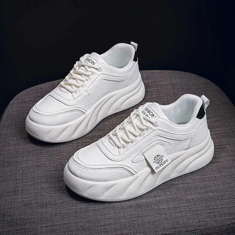 Autumn-spring Without Heels Women's Tenid Flats Comfortable Women's Sneakers Black Women's Sports Shoes Link Vip Choes