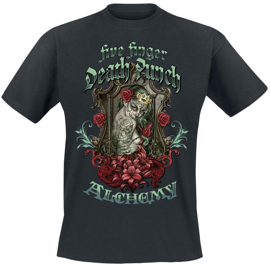 Rare Summer Five Finger Death Punch Graphic Cotton Band Shirt Unisex Summer Short Sleeve Fashion Brand Tee Luxury Casual Vintage