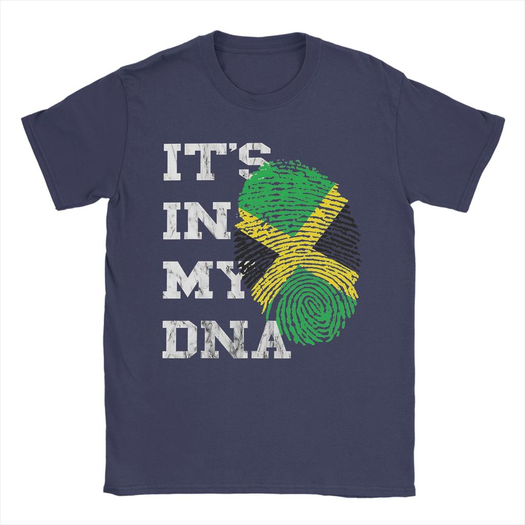 Its In My DNA Jamaica T Shirt Summer Jamaican Cotton TShirts For Unisex Custom DIY Tee Shirt Short Sleeve Streetwear Tees