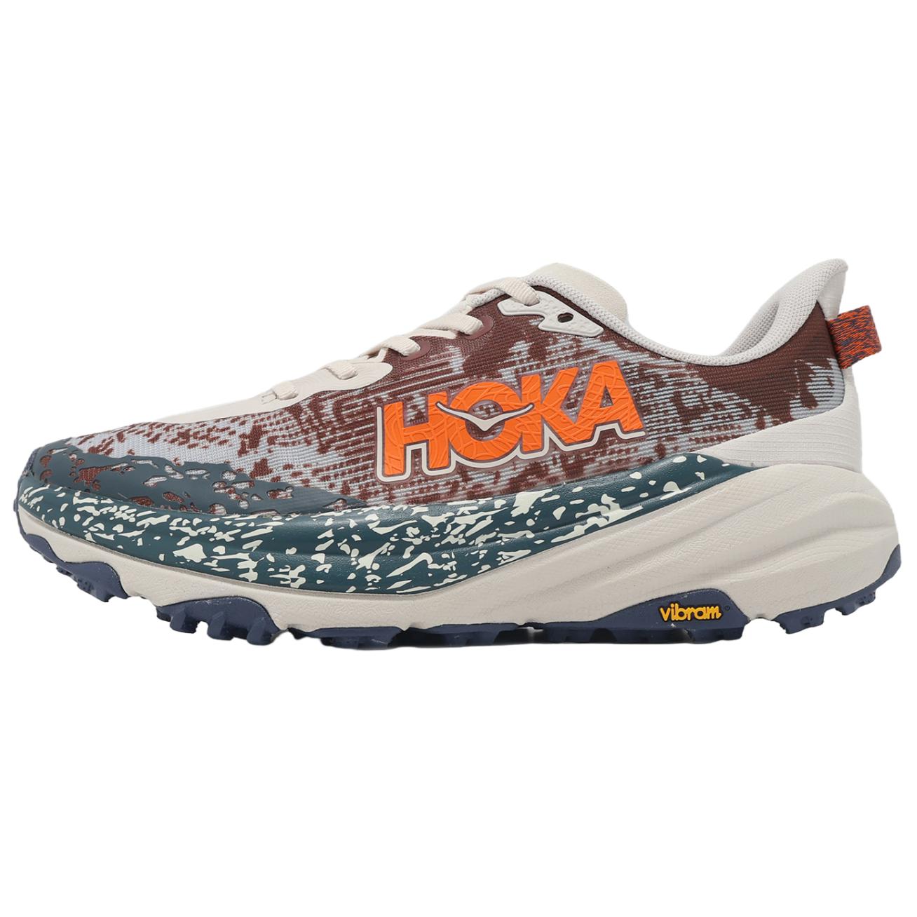 

HOKA Speedgoat 6 2E Широкие Путти Синий Сумерки Мужские Кроссовки Коричневый 1147830-PTYB 41