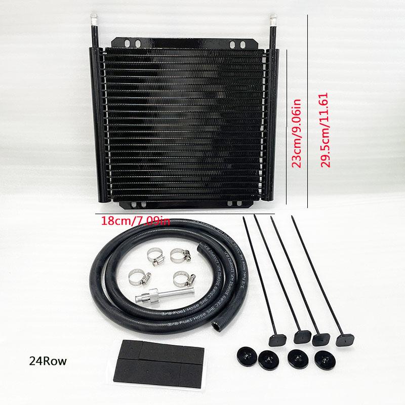 Oil Cooler Aluminum Transmission Oil Cooler 12Row 15Row 17Row Automatic Stacked Plate Oil Cooler Radiator