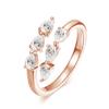 Smyoue Test Passed 3*4MM Moissanite Rings for Women Lab Diamond Wedding Band 925 Silver Female Crown Single Tail Ring
