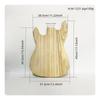 Electric Guitar Body Blank Paintable for Custom Builds, Luthiers