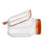 1pc can, side-opening salad making and storage tool, convenient lunch container with seasoning box, suitable for office and trav