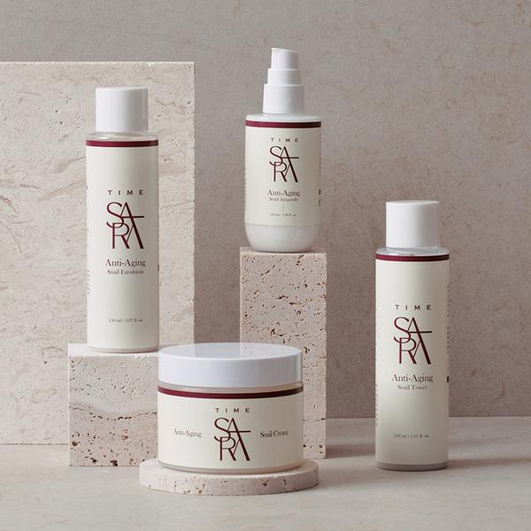TIME SARA Anti-Aging Snail Toner 150ml X 4