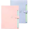 Corslet File Folder For Documents A4 Size Paper Office Students Certificate Holder Storage Organizer 5 Pockets (Pack Of
