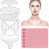11 Pieces Reusable Silicone Chest Wrinkle Pads Patches, Silicone Neck Wrinkle Patches Pad Forehead Pad Set