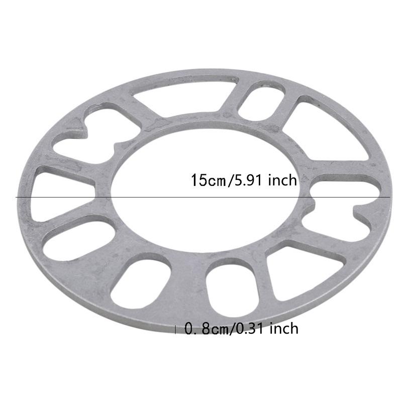 2pcs Universal Car Wheel Tire Spacer Adaptor Shims Plate 3mm 5mm 6mm 8mm 10mm For 4x100 4x114.3 5x100 5x108 5x114.3 5x120
