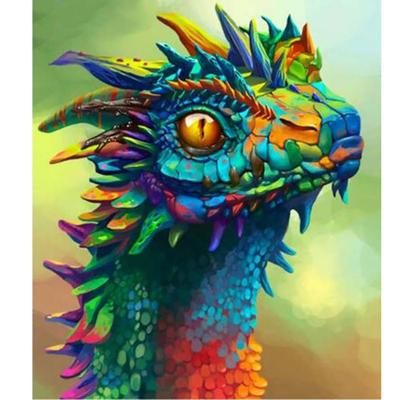 5D DIY Diamond Painting Color Dragon Embroidery Cross Stitch Rhinestone Mosaic Home Decor