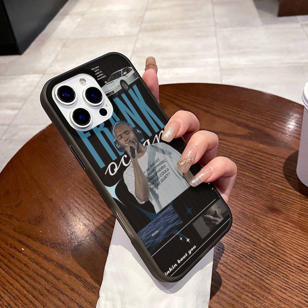 

Album F-Frank O-Ocean Rap Soft Corrugated Transparent Phone Case For IPhone 17 15 16 11 12 13 14 Pro Max Plus Pro iPhone 14 pro