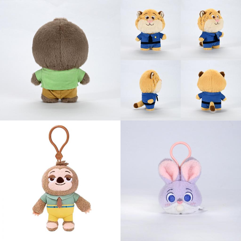 Rozkošná plyšová klíčenka Disney Zootopia Judy Hopps a Nick Wilde pro fanoušky