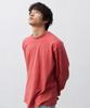 Peullabijeum Men Plain Relaxed Long Sleeve T-Shirt - Red