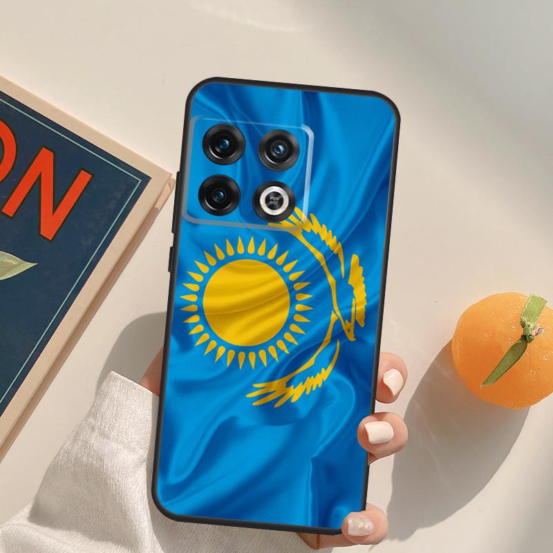 Kazakhstan Flag Case For OnePlus 13R 12R 10R 13T 10T 11 12 13 15 OnePlus Nord 5 CE 2 3 4 Lite N20 N30 Cover