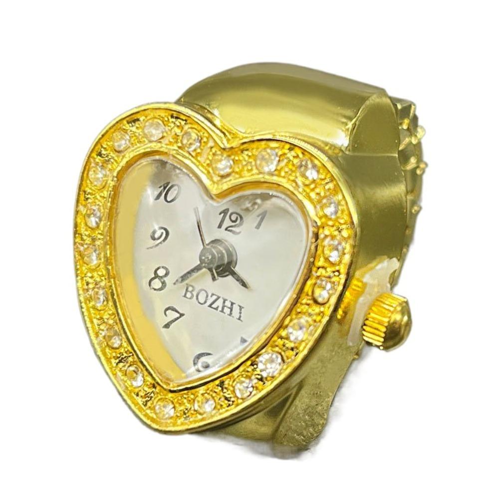 Vintage Valentine's Day Gift Mini Finger Watch Ring Personality Rings Jewelry Clock  Man