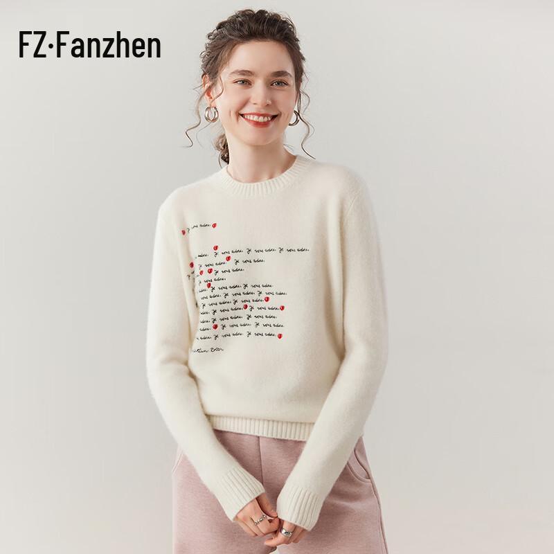 

Fanzhen Women s Thickened Cashmere Blend Sweater XL