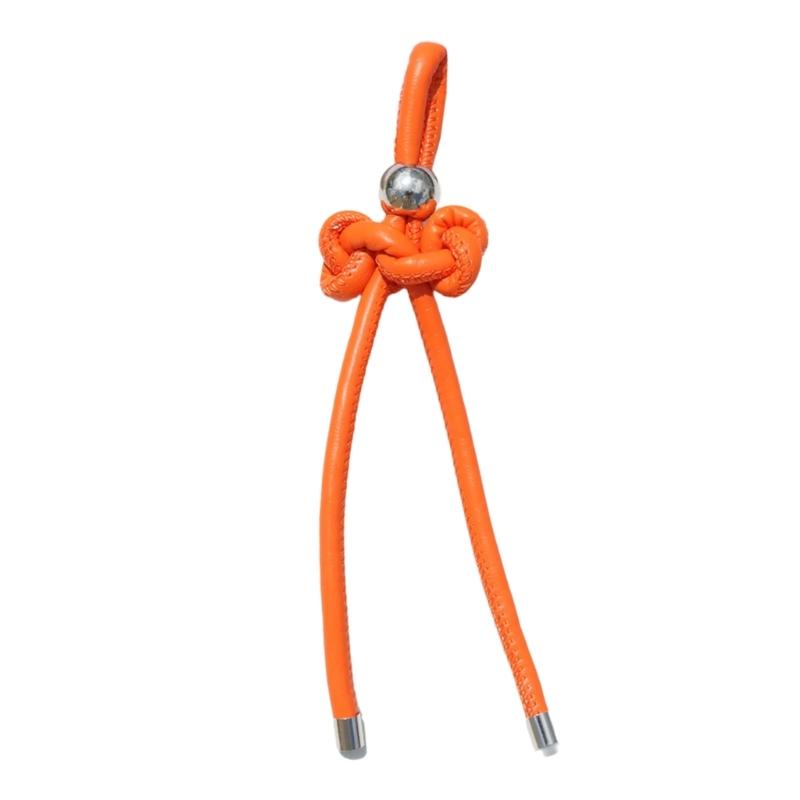 Personalized Wenchang Knot Keychain PU Leather Gift For Students Backpack Decoration And Daily Encouragement