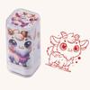 DIY Painting Zodiac Stamps Hand Account Animals Figure Stamps Cute Animals Seal  Boys and Girls
