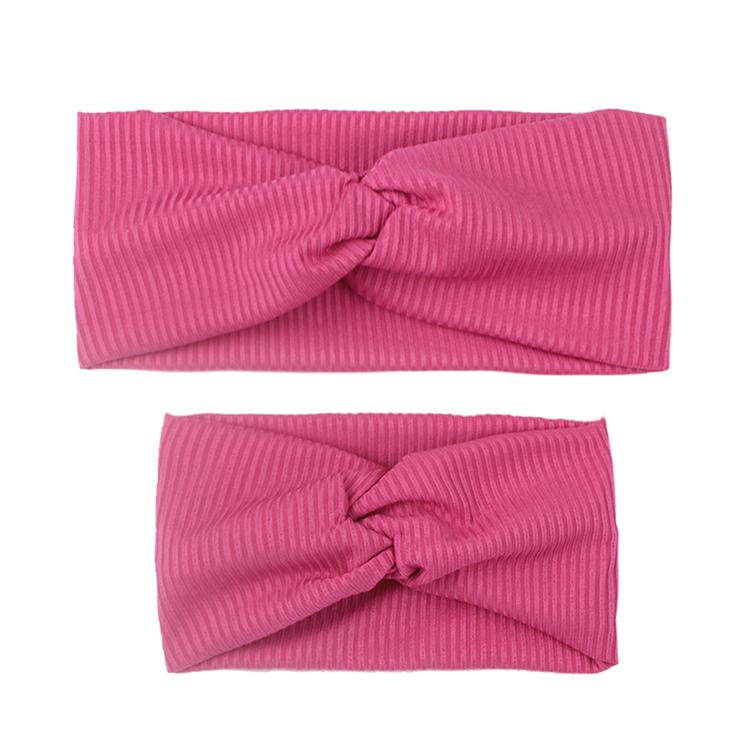 Chic Parent-child Knotted Rabbit Ears Hairbands Accessories Fashion Bow Headwraps Set Elastic Hair Bands