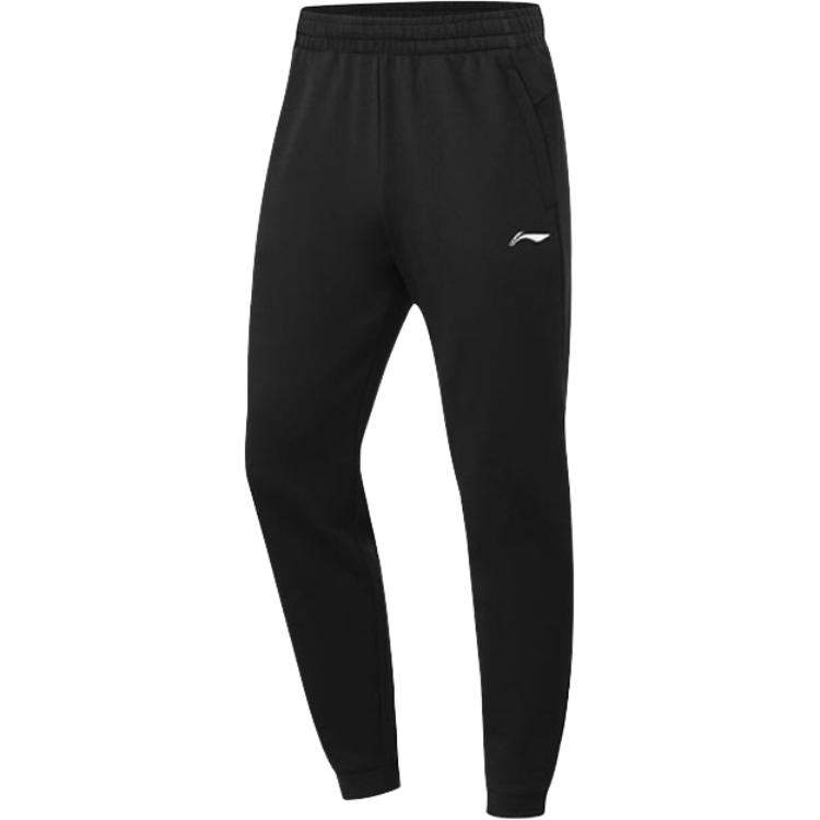 Li-Ning Fitness Series Warm Low Waist Knitted Sports Pants Men Bottoms AKLVB13-1