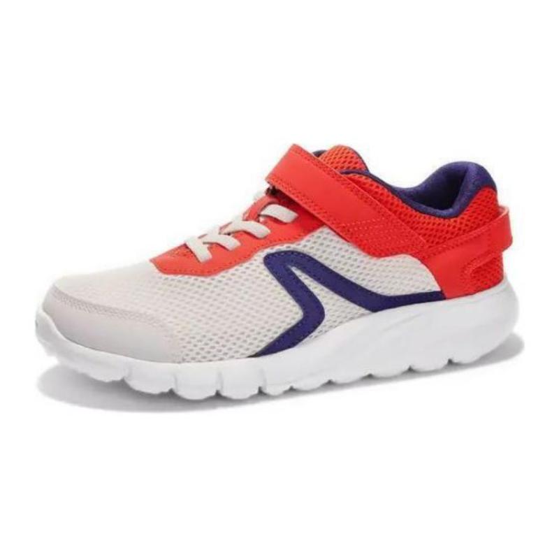 

DECATHLON Soft 140 Fresh Mesh Breathable Low-Top Running Shoes White Red Children s Model 38