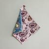 38x40cm Retro Floral Large Hand Towel 4 Layer Cotton Gauze Decorative Pure Cotton Dish Cloth Quick Dry Tea Towel Home Restaurant
