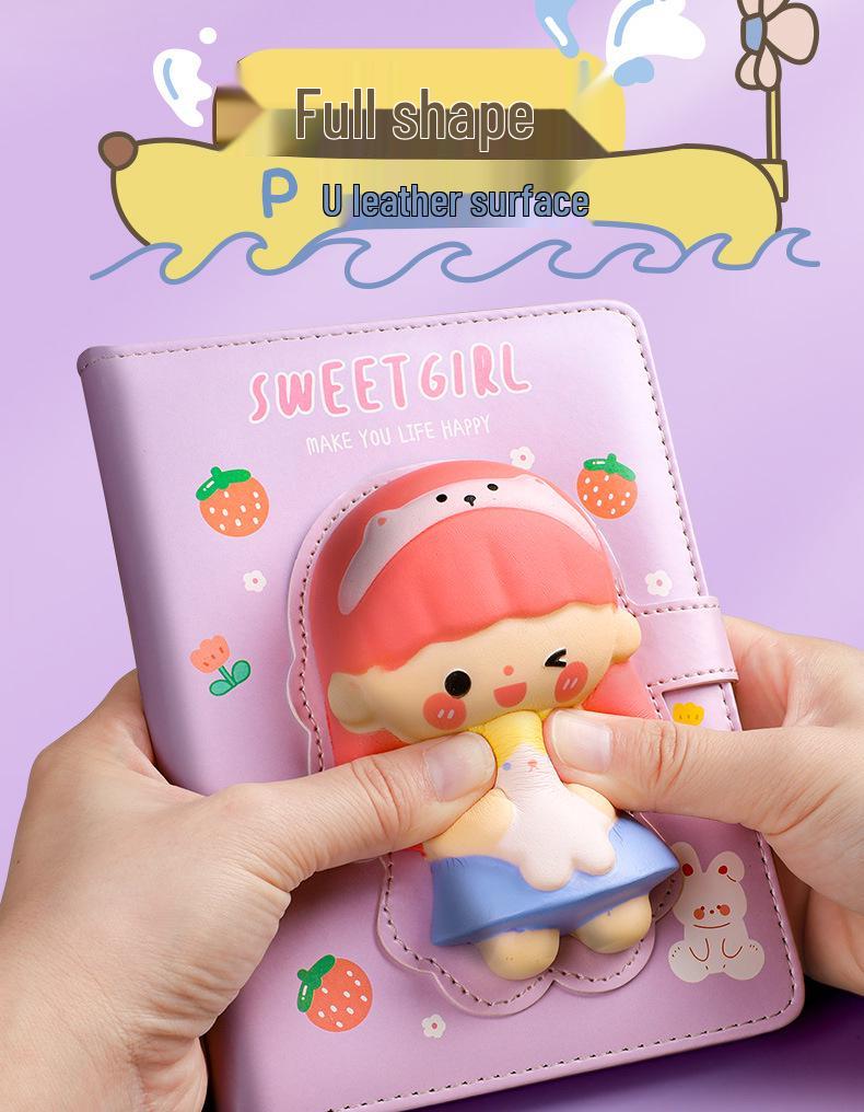 Kaba Bear Cute Cartoon Decompression Notebook for Students