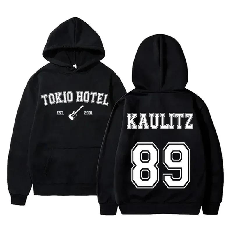 Autumn/Winter Rock Band Tokio Hotel Hoodies Kaulitz Print Men's and Women's Hoodies Hip Hop Sweatshirts Harajuku Warm Hoodies