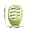 Stainless Steel 4-in-1 Manual Grater & Slicer - Lemon, Cheese,Garlic, Ginger Zester Shredder,Compact Kitchen Tool for Vegetables