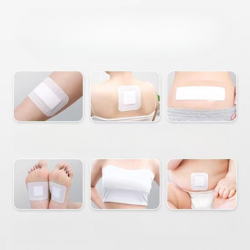 Benda adesiva medica ipoallergenica non tessuta di grandi dimensioni per ferite, cerotto per ferite di grandi dimensioni, pronto soccorso, 6*7 cm