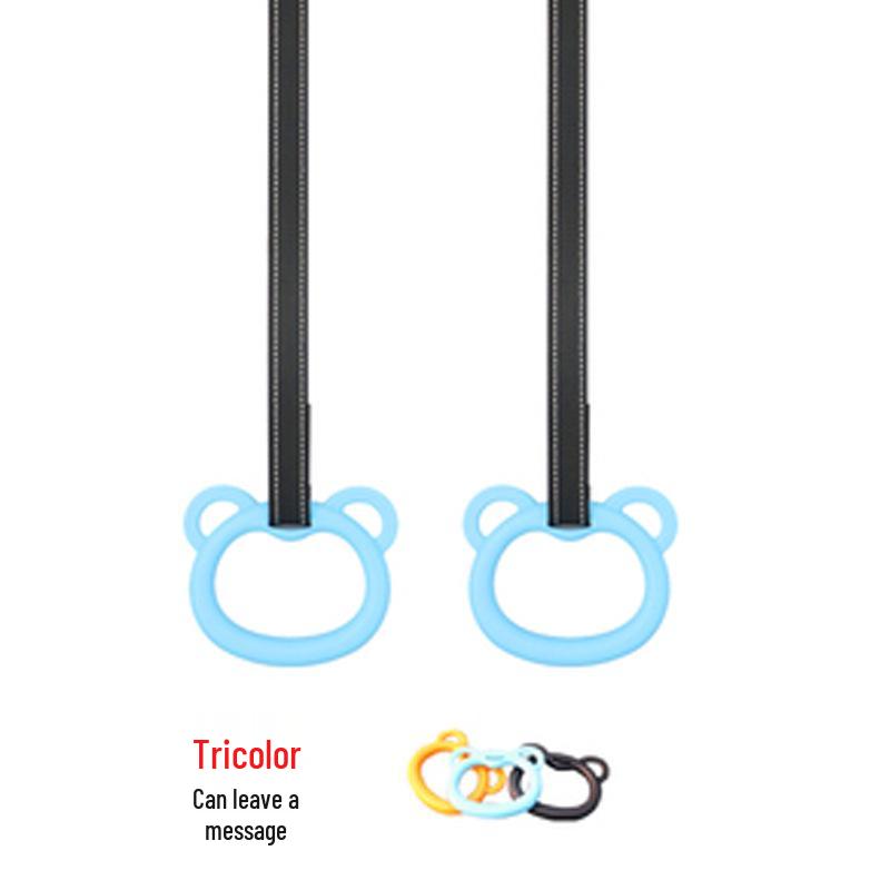 Indoor Children's Swing Set with Large Curved Seat, Hammock Swing Accessories, Hooks, and Connecting Straps