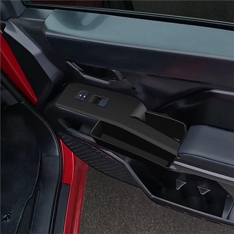 Silicone Glass Switch With Pocket Door Armrest Storage Box Interior Decoration Accessories For Toyota 4Runner 2024 2025