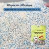10kg Milk Scented, Non-stick, High Clumping Blue Engraved Tofu Cat Litter with Deodorizing Properties
