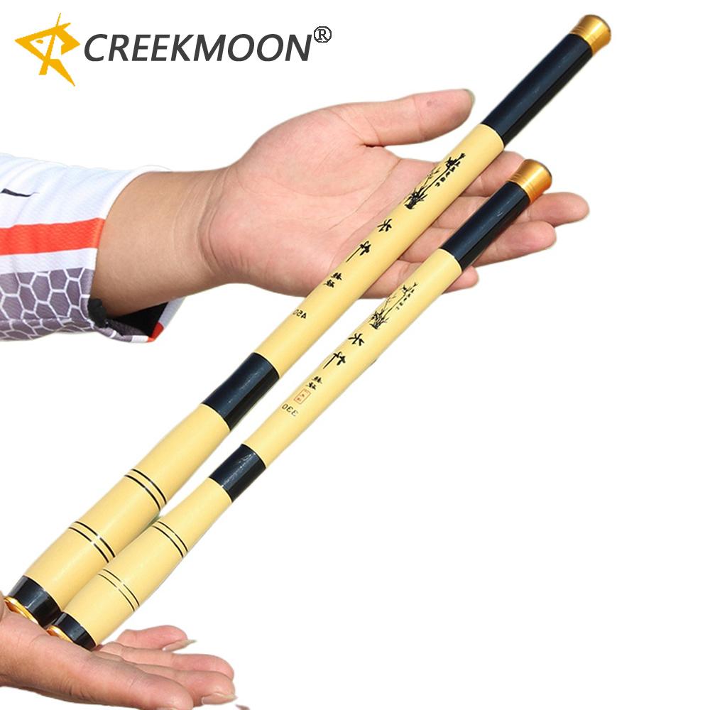 1.5-6.3M Power Hand Fishing Rod Telescopic for Saltwater Freshwater Carbon Fiber Casting Carp Stream Pole River Lake Pesca 43cm